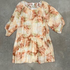 H&M women’s midi babydoll dress in size S